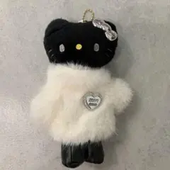 ハローキティ　ぬいぐるみキーホルダー　脚長キティ　スタイルアップマスコット