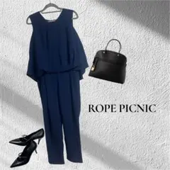 ROPE PICNIC ネイビー ノースリーブ オールインワンのサムネイル