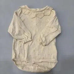 ベビー用 ニット ロンパース アイボリー