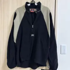 Helly Hansen フリースジャケット ハーフジップ　ブラック ベージュL