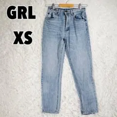♥GRL♥ グレイル (XS) ハイウエストテーパードデニム