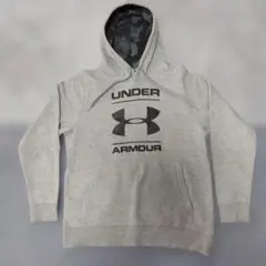 UNDER ARMOUR グレー パーカー　Mサイズ
