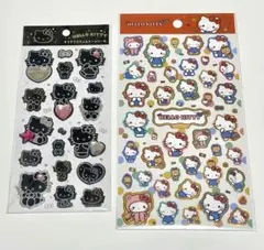 キラキラインストーンシール　ハローキティ　シール2枚セット
