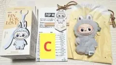 【匿名配送】PINFORLOVE ラブブ アルファベットぬいぐるみペンダント C