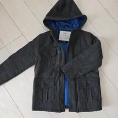 GapKids フード付きグレーコート 6-7歳