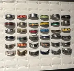 【新品・送料無料】メンズリング36点まとめ売りセットi 売り切れ続出！