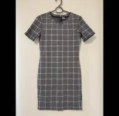 H&M ミニワンピース　チェック
