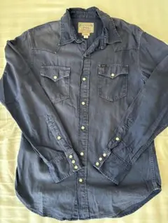 Polo Ralph Lauren ウエスタンシャツ　ネイビー　ブルー　Sサイズ