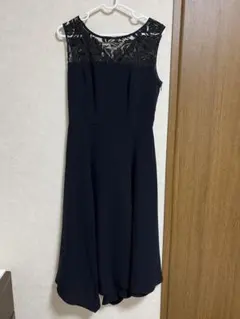 【美品】AIMER ドレス　ネイビー