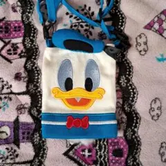 ディズニーリゾート　ドナルド　スマホポシェット
