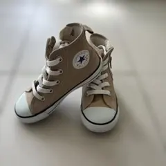 キッズ　コンバース オールスター ハイカット ベージュ17センチ