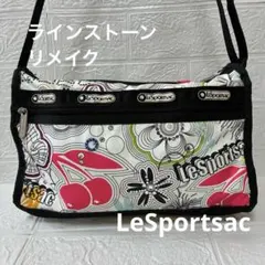 リメイク◆ LeSportsac レスポ ショルダーバッグ ラインストーン 美品
