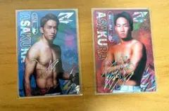 RIZIN 朝倉海 朝倉未来 ウエハースカード 2枚セット