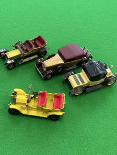 希少ヴィンテージ　マッチボックス＆コーギー クラシックカー ミニカー4台セット