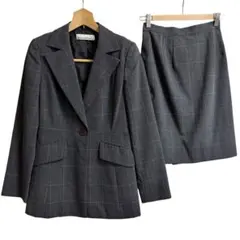 美品】Aquascutum ジャケット スカートセットアップ 11 シルク混