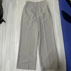 SENSE OF PLACE ポリエステル ワイドパンツ 美脚シルエット