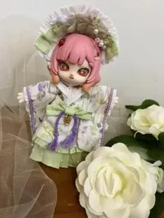 ボニーバニー come4free 翡翠色の 蝶々の道行き ドレス セット