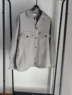 グレー チェック柄 シャツ パンツ セットアップ
