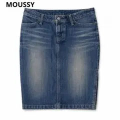 MOUSSY デニムスカート 25 日本製 Y2K 平成ギャル タイト Mサイズのサムネイル