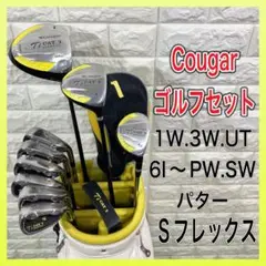 Cougar クーガー ゴルフクラブセット キャディバッグ  中古 COUGAR - 【初心者応援】Cougar クーガー レディースゴルフ