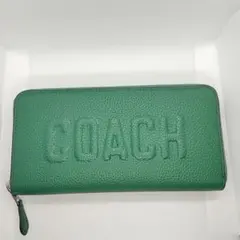 COACH コーチ 長財布　アコーディオン グラフィック　CW715　グリーンのサムネイル