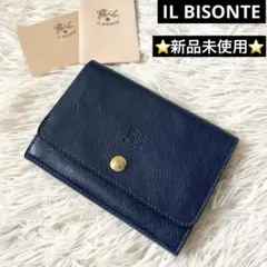 新品未使用✨　IL BISONTE　イルビゾンテ　二つ折り財布　レザー