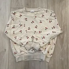 chil2⭐︎さくらんぼ柄トレーナー　120cm