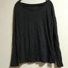 ロンＴ カットソー 黒【Ｌ】Aeropostale ブラック 長袖 薄手 透け感のサムネイル