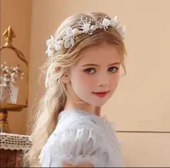 ウェディングヘッドドレス 2点セット