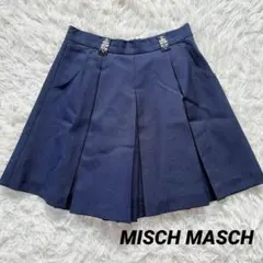 MISCH MASCH 【S】キュロットスカート　ショートパンツ　ネイビーのサムネイル