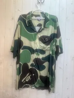 A BATHING APE 迷彩柄 半袖シャツ 2XLのサムネイル