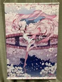 初音ミク 桜ミク B2タペストリー Art by 杏仁豆腐 - メルカリ