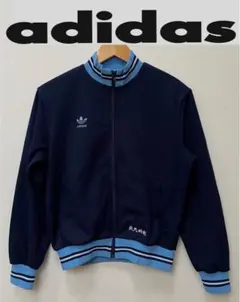 アディダスadidasトラックジャケット　デサント製　80sビンテージ　美品　S