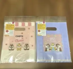ダイソー チップ＆デール ラッピング フロストバッグ 横マチ付き 6枚入×2種のサムネイル