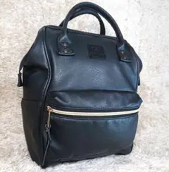 【極美品】アネロ レザー リュック バックパック がま口 A4のサムネイル