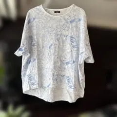 Marble 半袖Tシャツ アニマル刺繍のサムネイル