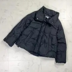 INGNI ショートダウンジャケット アウター ブラック サイズM*MD1321