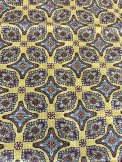 コーデュロイ リップル シャツコール レトロ タイル 柄 2m