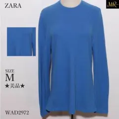美品 ZARA トップス カットソー 長袖 無地 クルーネック シンプル 美女子