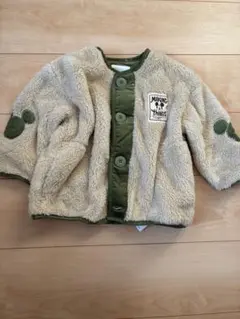 フリースジャケット 100cm ベージュ