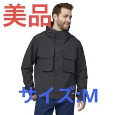 パタゴニア、イスマスユーティリティジャケット、インクブラック、サイズM