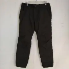 ユニクロ暖パン裏起毛パンツ防寒冬グリーンカーキサイズM