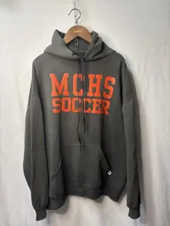 90s Russell USA製 MCHS SOCCER パーカー XL