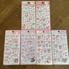 サンリオ 海外限定正規品 ぷっくりシール 6点セット
