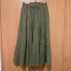 LEPSIM カーキ　スカーチョ　ワイドパンツ　レプシム