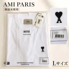 新品 AMI PARIS 白Tシャツ L ハート刺繍 - メルカリ