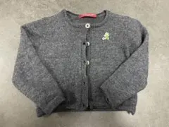 familiar グレー カーディガン 100cm