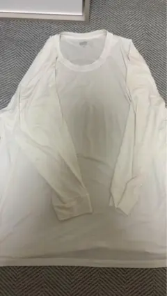 HEATTECH ロングスリーブ Tシャツ A4XL ホワイト