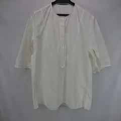 a669 オンワード樫山 半袖ブラウス 白 サイズ1
