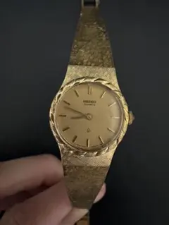SEIKO ゴールド クォーツ 腕時計